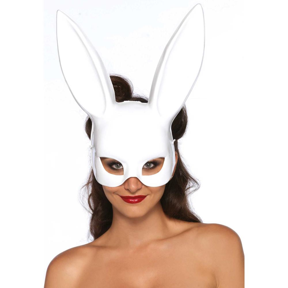 Leg Avenue - Masquerade Rabbit Masque - Blanc